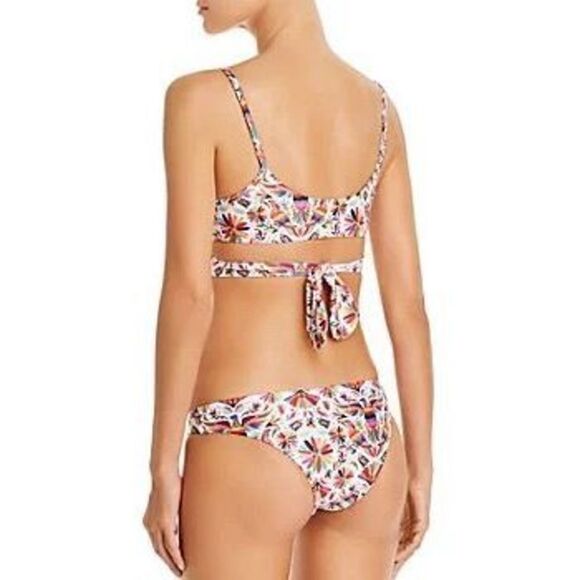 New. Verdelimon floral/bird wrap bikini top. Medium. Retails $198 - Picture 9 of 9